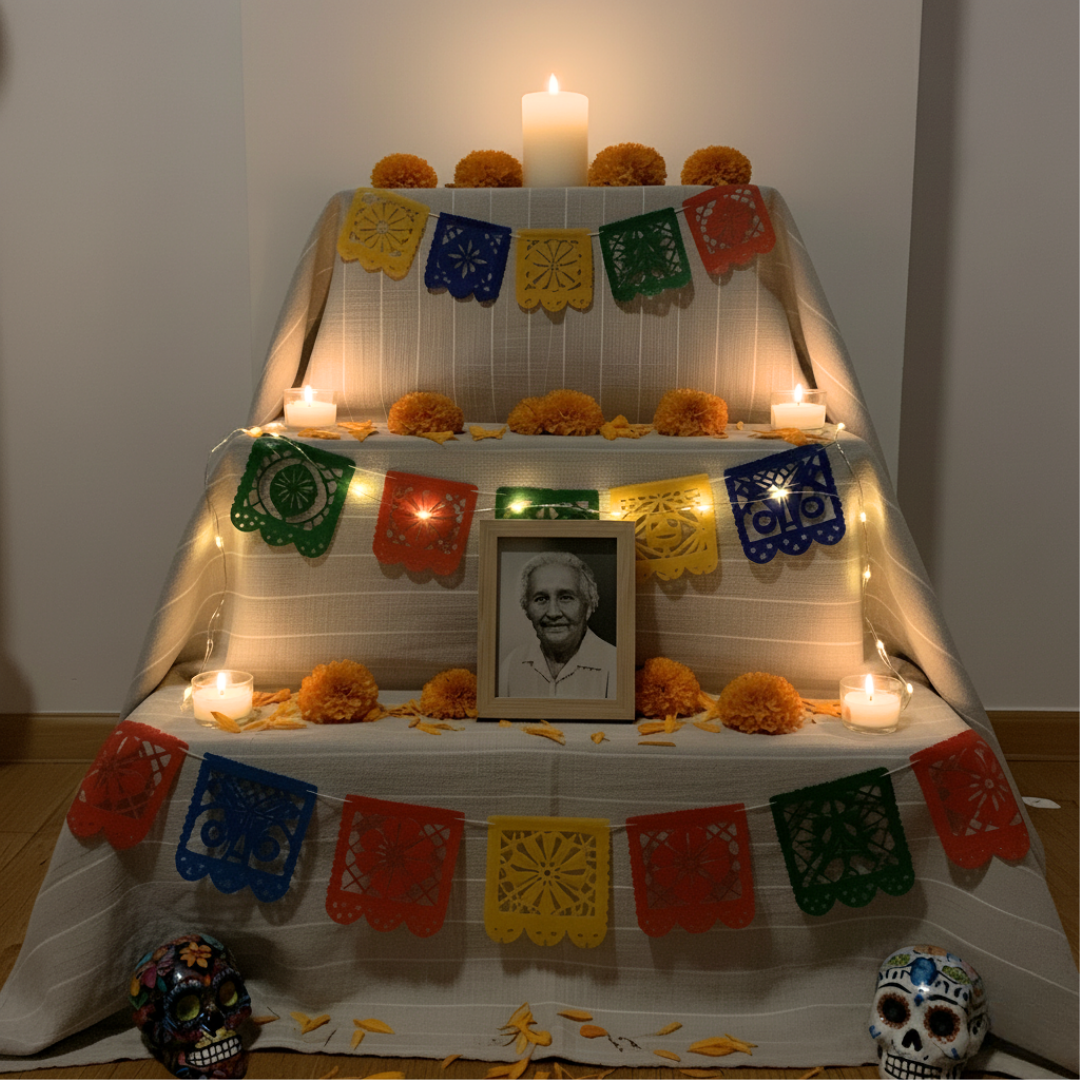 DIY oltář "Dia de muertos"