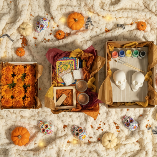 DIY oltář "Dia de muertos"